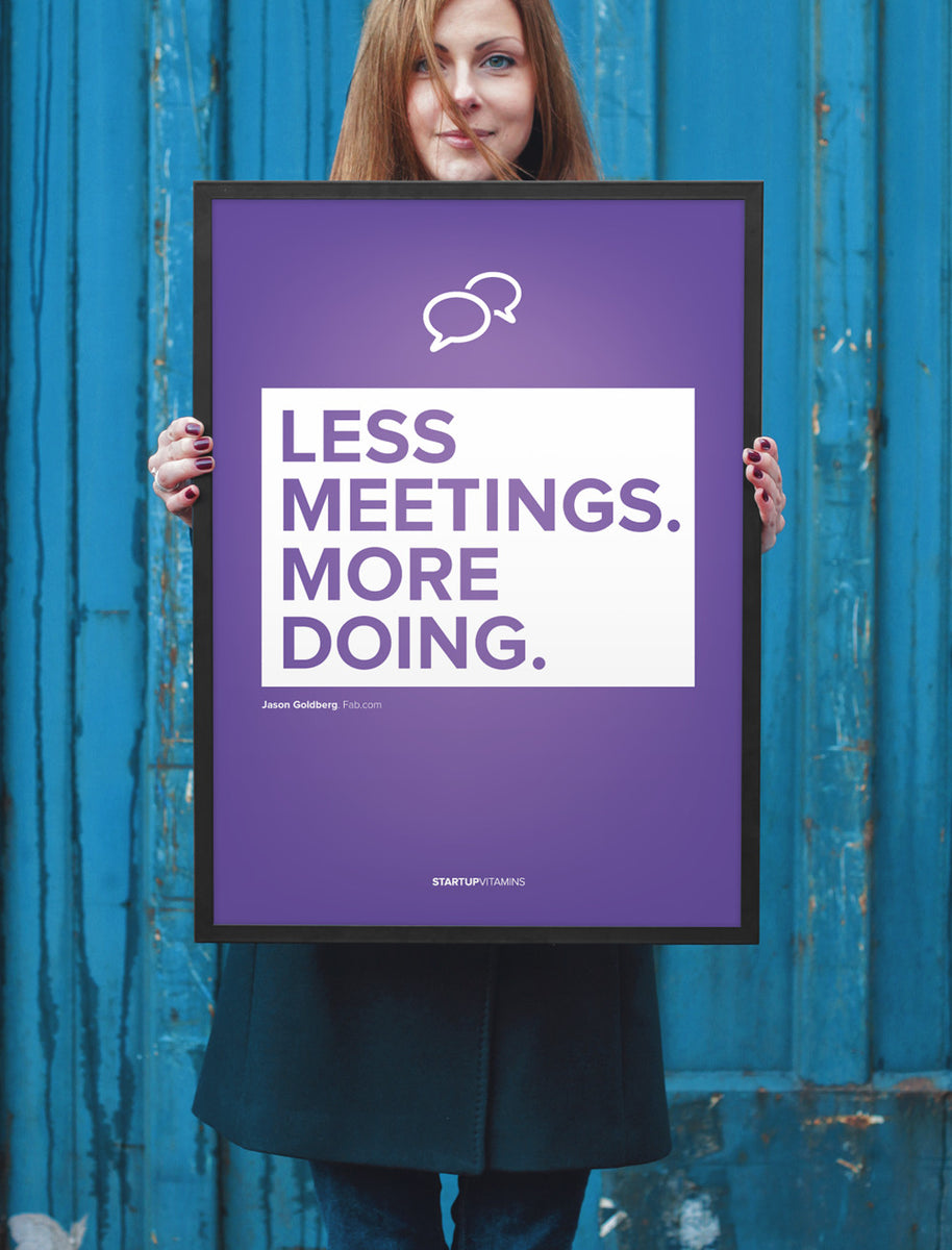 Less Screen Poster Motivational Poster