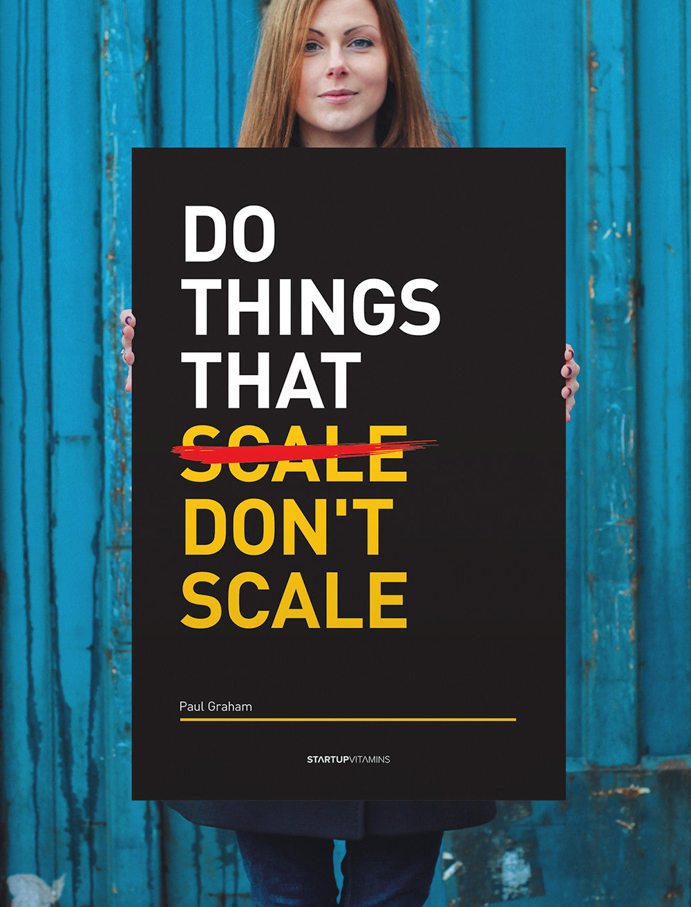 Motivational Poster “Do things that” - Startup Vitamins