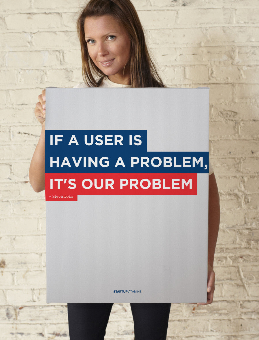 This User Is Problematic Inspirational canvas